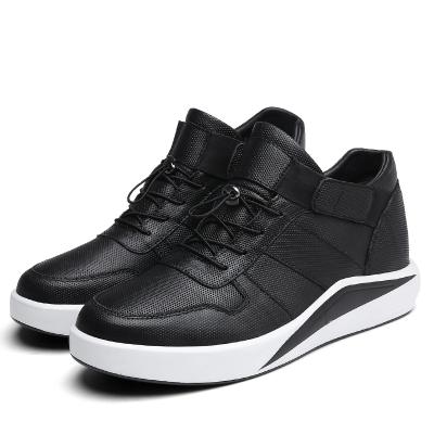 China High Fashion Design Shoes Men's Leather Male Sneakers High Top Comfortable Genuine Cowhide Wholesale Anti-odor for sale