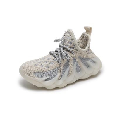 China CUSHIONING 2021 hot sale factory price kids wholesale casual sports shoes yeezey fly knit sock shoes for sale