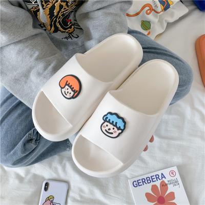 China CUSHIONING Super Soft Thick Soled EVA Home Sandals Anti Open Toe Quick Dry Pillow Slide Slippers Unisex Slippers for sale