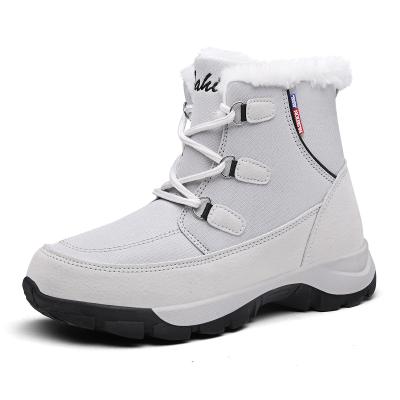 China Fashion trend women winter leather boots waterproof keep warm sneakers women snow boots winter boots for sale