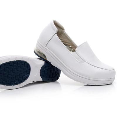 China Flat 2019 New Unique Fashionable Unique Air Cushion Women Nursing Hospital Shoes White Women Shoes for sale