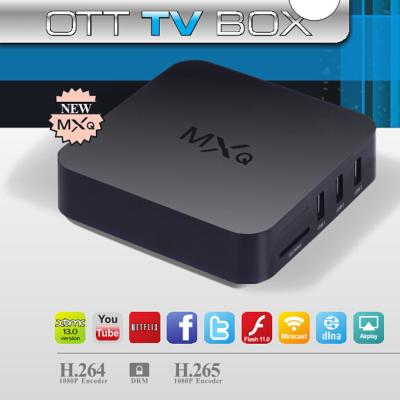 中国 クォードの中心のアンドロイド 4.4 HD18Q スマートな XBMC Kodi TV 箱プレーヤー Amlogic 販売のため