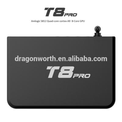 中国 アンドロイド 4.4 T8 プロ Amlogic S802 のクォードの中心 M8 スマートな TV 箱 J - 45 Bluetooth 4.0 販売のため