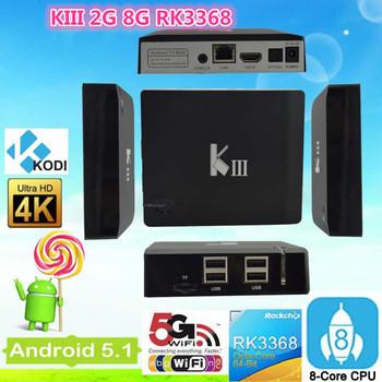 Chine 4K mini boîte androïde du PC TV aucune vitesse rapide de boîte d'OS TV de bits de K5 KIII 64 le plus tard à vendre