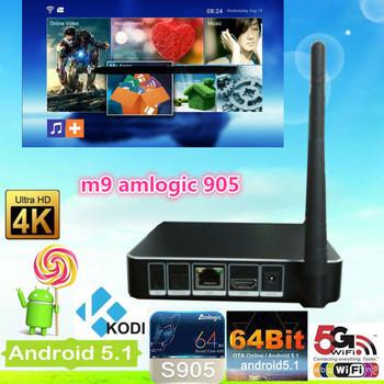 Chine Boîtier de protection DDR3 1GB de Bluetooth TV de l'androïde 4,4 de noyau de quadruple de M8 Amlogic S802 à vendre