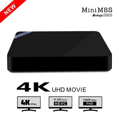 China Neuzugang wifi intelligentes Fernsehkasten 2GB Mini-M8S Amlogic S905 androides Kasten Soem-ODM 2016 zu verkaufen