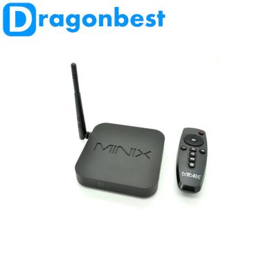 Chine Quadruplez la boîte du noyau TV, néo- TV androïde 4.4.2 Xbmc x6 de boîte de Minix mini 1gb + 8gb s805 à vendre