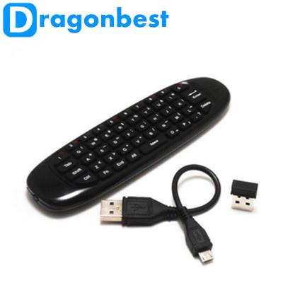 China 2.4g Air Mouse For Android Tv Box c120 t10 Air Mouse Remote Control for sale