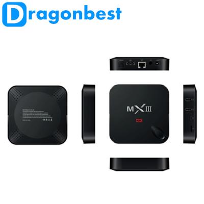 China Caja quad-core MXIII/MX3 1G/8GB HD lleno 4k del androide TV de M8 Amlogic S802 en venta