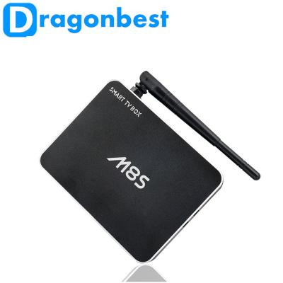 China La caja androide M8S quad-core RK3188 Buletooth quad-core Amlogic S805 del androide 4,4 TV se dobla wifi en venta