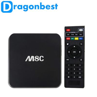 China Black Android Tv Box Xbmc Quad Core M8C S812 kodi preinstalled 4k 2k support 1G RAM 8G ROM for sale