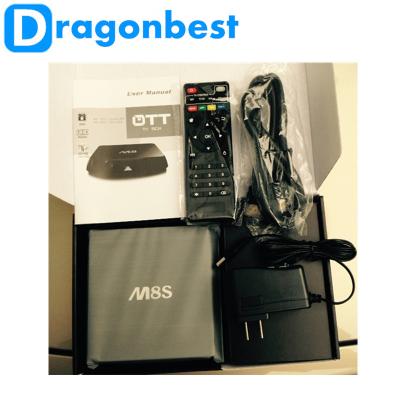 China Caja s812 androide 2g androide 16g Kodi de M8s Ott TV 14 .2 con Wifi dual 4K2K en venta