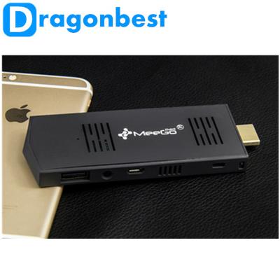 China Dongle de Bluetooth Hdmi do átomo de Wintel para a tevê Z3735F Windows 8,1 Meegopad t02 à venda