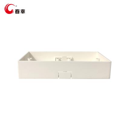 China Flame Retardant Performance Good Factory Electrical Flame Retardant Junction Box PVC Switch Box 2 Strip Cable Terminal Box for sale