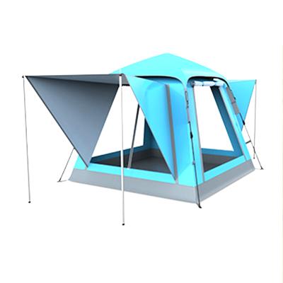 China Camouflage Game 3-4 Person Family Camping / Field Hiking Tents Automatic Pop Foldable Tent for sale