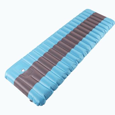 China High Quality Lightweight Waterproof Durable Self Inflatable Folding Air Mat Mattress Pad Camping Sleeping Pad for sale