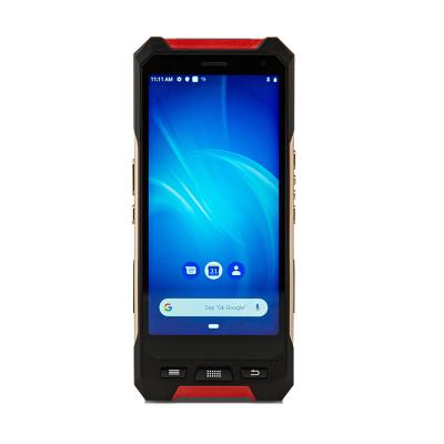 China R530C 4G Smartphone Fingerprint Android 9.0 Barcode Scanner Data Collector Handheld Reader WIFI PDAs Android PDA RFID for sale