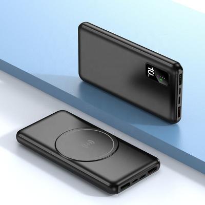 China Best Selling 10000mAh Slim Magnetic Power Bank Wireless Charging Portable Radio 10000 mAh Battery Charger Powerbanks For iPhone for sale