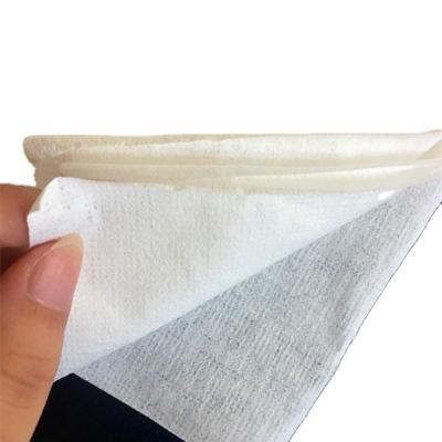 China Sustainable 80% woodpulp+ 20% pp nonwoven fabric for industry wiper for sale