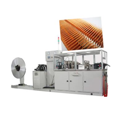 China Full Automatic Metal Radiator Fin Tube Aluminum Copper Pipe Rolling Making Forming Machine for sale