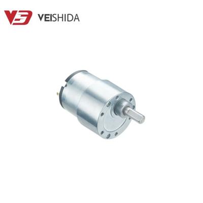 China Factory Customization Waterproof Low Speed ​​High Torque 6v 12v 24v Brush DC Gear Electric Motor For Machinery for sale