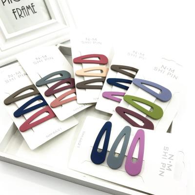 China 2019 fashion fruit color trendy dullpolishsugar kids sharpen clip hang clip hair clip for sale