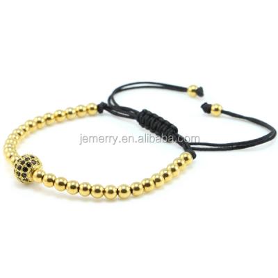 China Custom Wholesale Adjustable Luxury Mens Jewelry Accessories Handmade Pearl Bracelet CLASSIC for sale