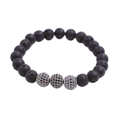 China High Quality Fashion Luxury Crystal Bead Bracelet Men's Tribal Bracelet Men's Bracelets Other Men's Wrist Bracelets for sale