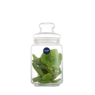 China Best Selling Daily Life High Vacuum Food Storage Jar Borosilicate Glass Press Sealed Jar For Storage for sale