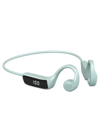 China TF Card Lightweight 2021 New Design S368 Bone Conduction TWS Earphone Support TF Card Sports Neckband Wireless Earphone for sale