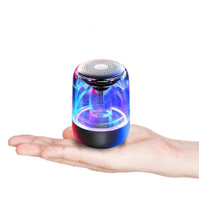 China New LED Light TWS (True Wireless Stereo) Outdoor BT C7 Speaker Transparent Radio Portable for sale