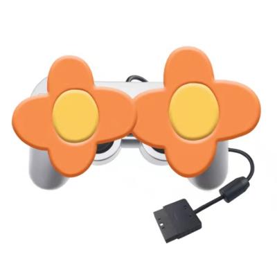 China Touch Buttons Wired Game Controller Joypad Pad For PS2 For Game Reference 2 Gamepad Silver Controller for sale