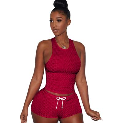 China Antibacterial Manufacturers Selling Yoga Set Fitness Gym Workout 2 Piece Suit Women Sport Plus Size Running Set for sale