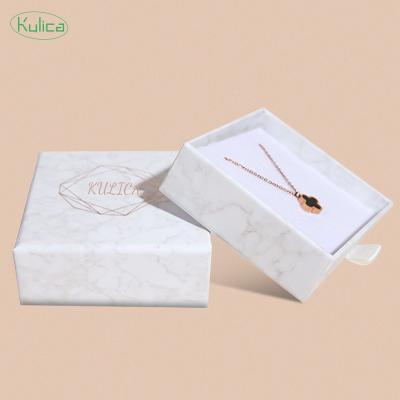 China Recycled Materials KULICA Recycled Jewelry Drawer Storage For Ring Proposal Valentine's Day Gift Love Watch Glasses Necklace Paper Box for sale