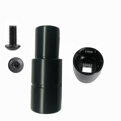 China Aluminum Custom CNC Machining Steel Part Motorcycle Auto Parts With QPQ Black for sale