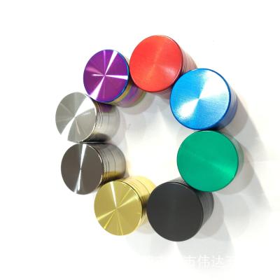 China Custom Colorful Logo Aluminum Tobacco Ceramic Coated 4 Layer Herb Grinder Weed Ceramic Grinder for sale