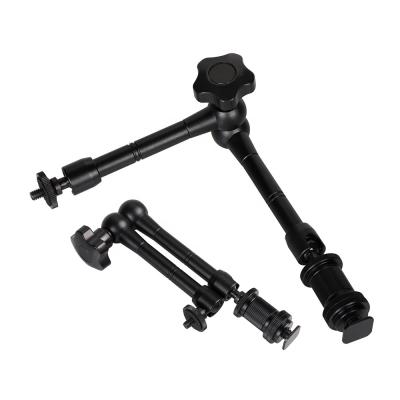 China CNC Aluminum Adjustable Camera Custom Machining Magic Arm With Hot Shoe Mount Tripod For Snap Cameras for sale