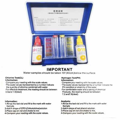 China Quick Liquid Pool Water Testing Kit High Accuracy Less Than 5 Minutes for sale