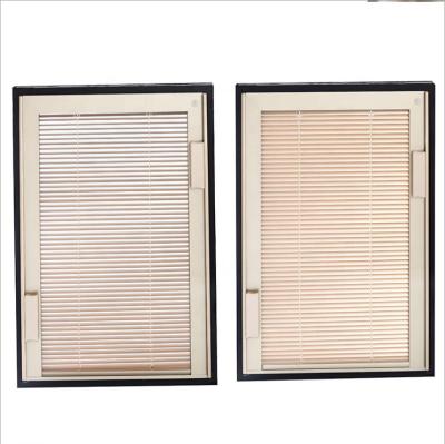 China Bathroom Built In Blinds Insulated Glass Magnetic Blinds Between Doors Glass Casement Windows And Sliding Windows for sale