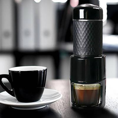 China Mini Handheld Manual Capsule Espresso Italian Portable Outdoor Coffee Maker Machine for nespresso capsule for sale