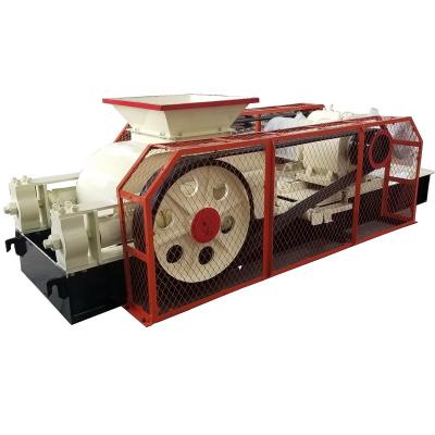 China Quarry extracting small stone fine crusher gypsum slag 2pg-250*400 twin-roll crusher for sale