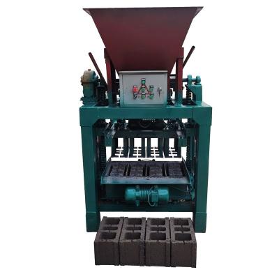 China Building Material Shops Hot Roll Brick Machine With Mouth Cement Material Semi Automatic Hollow Brick Machine for sale