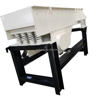 China Single Operation High Efficiency Gold Ore Feed Uniformly Mining Plant Vibrating Feeder For Stone Crusher for sale