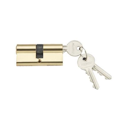 China Door Lock Europe Profile 60mm High Security Door Hot Selling Brass Cylinder Lock For Door for sale