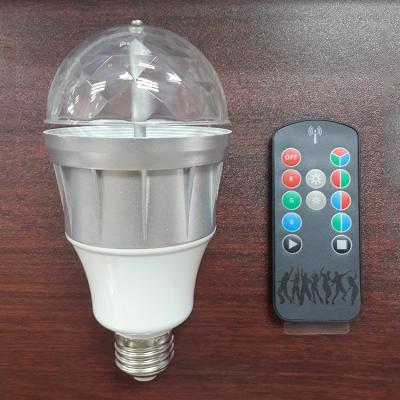 China Residential E27 2 3 4 5 6 Watt Energy Saving Remote Control Lighting Decorative Green Blue Red Party Led Colorful Light Bulb for sale