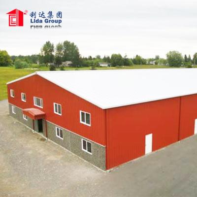 China Lida Supply High Quality Steel Structure Contemporary Prefab Poultry Farm Chicken Farm Housing Construction for sale