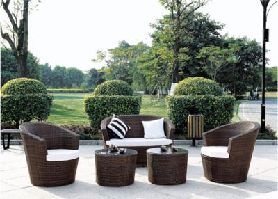 China Double Coffee Table Outdoor Rattan Furniture, Sectional Sofa Sets for sale