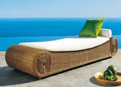 China Mattress Design Rattan Garden Sun Loungers for One Person for sale