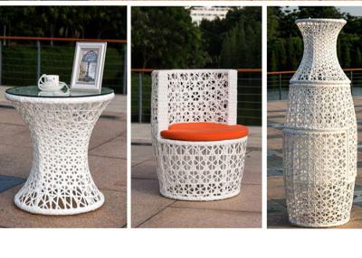 China Waterproof Save Space Stackable Rattan Furniture for Backyard and English Corner for sale