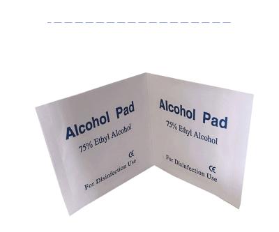 China First Aid Disinfection Antiseptic Multi Use Alcohol Prep Pads 75% Isopropyl Ethyl Prep Pads For External Disinfect Use for sale